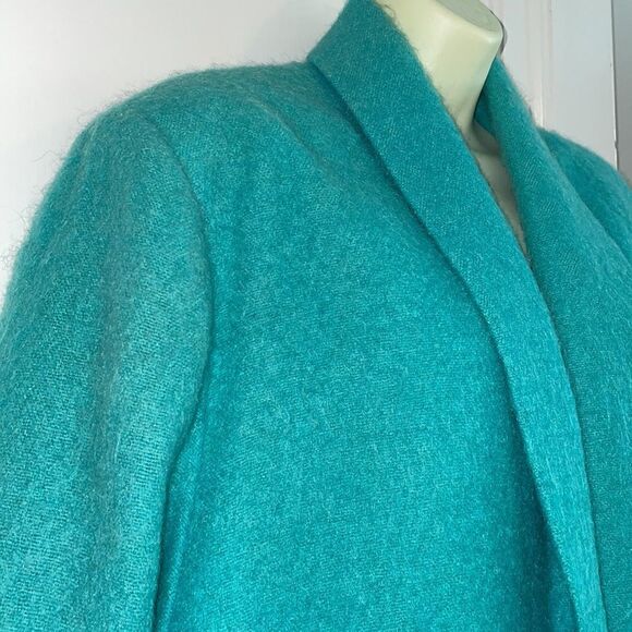 Vtg Fleurette of California green oversized short coat - Picture 5 of 13